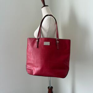 Nine West Red Tote Large HandBag